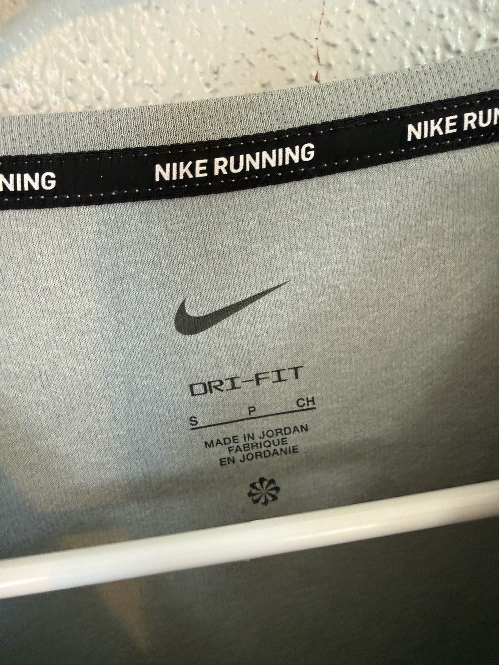 Nike Light Gray Short Sleeve Dri-FIT Tee - Picture 2 of 3